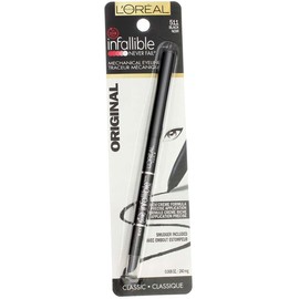 L'Oreal Infallible Never Fail Eyeliner, Black [511], 0.008 oz (Pack of 4)