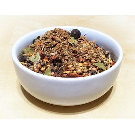 The Yankee Pickler Handmade Pickling Seasoning Blend Make Corned Beef Cabbage Brisket New England Boiled Dinner Vegetables Pastrami Slow or Pressure Cooker or Stovetop Pot (1/4 Cup with Red Chili Flakes wt. 1.1oz/31g)