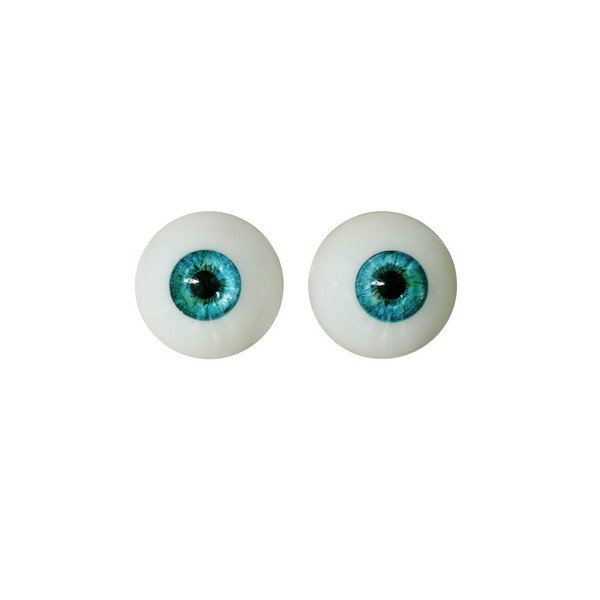32mm Acrylic Eyeballs Clear Lifelike Plastic Eyes for TPE Silicone