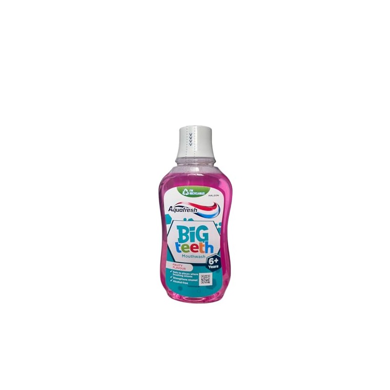 Aquafresh, Mothwash, Big Teeth, 6-8 Years, Pack of 3, 300