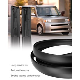 1 Pair Roof Molding Drip Weatherstrip Fit for Scion XB 2008-2015 Replace 75556-12171 (Left) 75555-12161 (Right), Car Roof Drip Side Finish Moulding, 2 Pcs