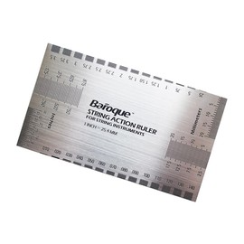 RuiJOTWAT Stainless Steel String Gauge Guitar Setting Gauge Luthier Measuring Tool For Electric Guitar, Acoustic Guitar And Bass