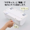 Inomata Chemical 0342 Kitchen Paper Holder, Pure White, Width 11.7
