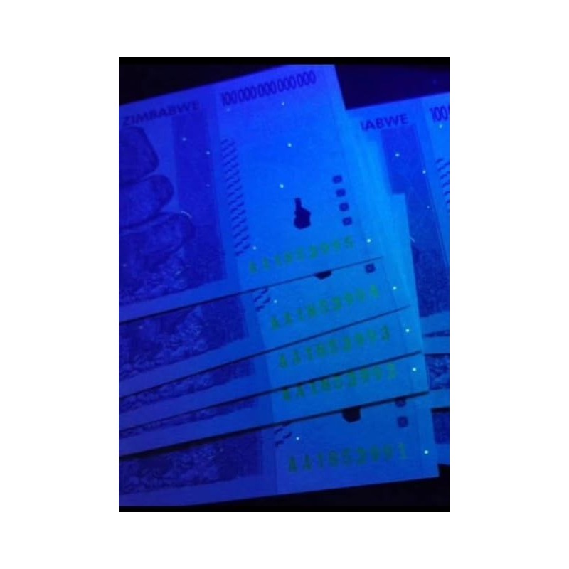 Generic 100 Trillion commemorative paper, Uncirculated, Zimbabwe, blue/green, zim100000