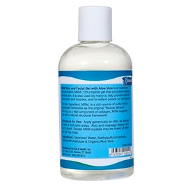 Kala Health - MSM Skin and Facial Gel Lotion (8 fluid ounces min.) - The Most Popular MSM Gel for Quickly Soothing Joints and Muscles, and Improving Skin Condition- Achieves Soft, Smooth Healthy Skin.