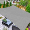 AsterOutdoor Sun Shade Sail Rectangle 8' x 12' UV Block