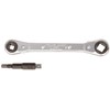 Hand Ratchet, 3/16" to 3/8" Dr, 5-1/2" L