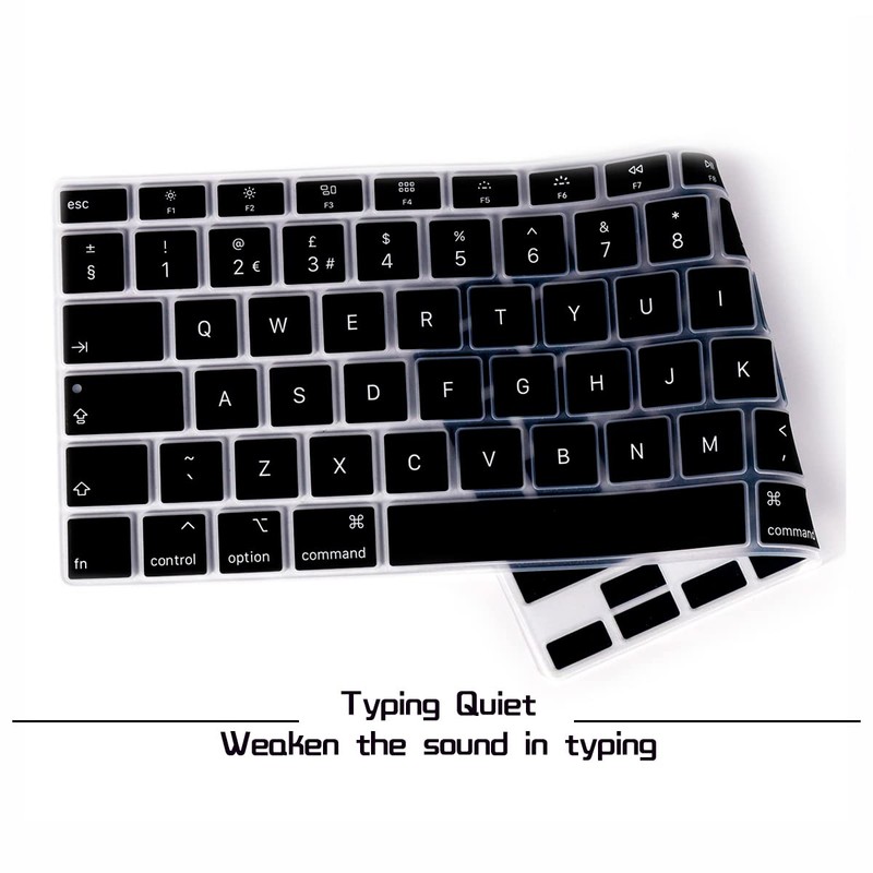 HRH Ultra Thin Arabic Language Silicone Keyboard Cover Skin for