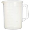 Sanplatec (サンプラテック) Sanpla Polypropylene Beaker with Handle, 1032, 3L