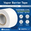 PURTERIA Vapor Barrier Tape with Release Liner, 9 Mil Easy-to-Use