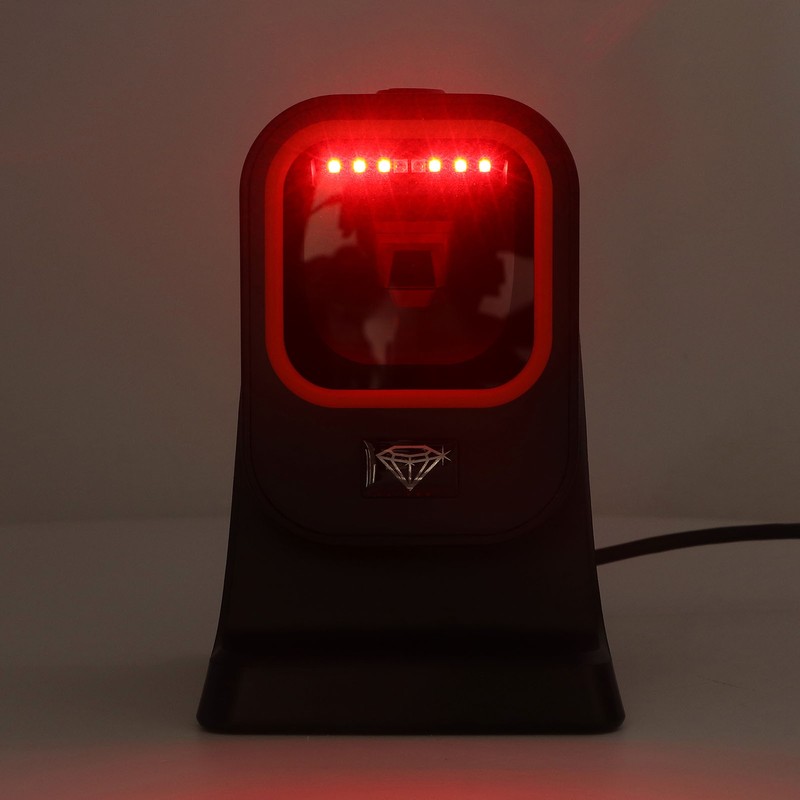 1D 2D Desktop Barcode Scanner Automatic Sensing QR Code Reader