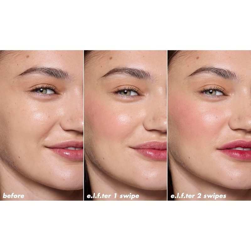 e.l.f. Tinta Sheer For It Blush Tint Left on Red