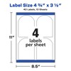 Avery Arched Wine Labels with Sure Feed for Laser Printers,