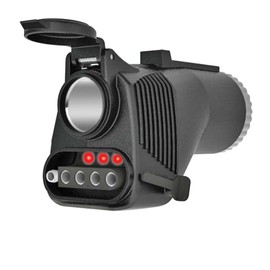 Reese Towpower 78119 Wiring Adapter, 7-Way to 5-Way & 4-Way Flat, w/LED Tester Adapter Built-in 12V Power Outlet.