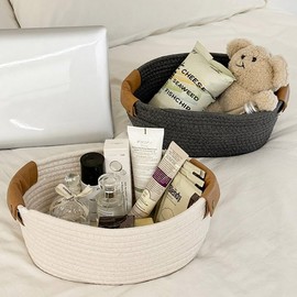Dressing table, children's room, living room, cosmetics, doll, accessories, organizing basket S 아이보리/S 2ea