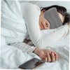 TOVINANNA Dual Sided Sleep Mask Breathable Light Blocking Eye Cover