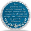 10 Months Sobriety Coin Tree of Life AA Medallion Alcoholics