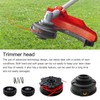 Zafina-UP Weed Eater String Trimmer Head Grass Brush Cutter String