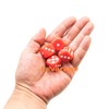 Levarage 0036 Red Dice, Large Size, Set of 4, Red,
