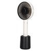 Portable Handheld Fan 3 Levels Automatic Shaking Head USB Rechargeable