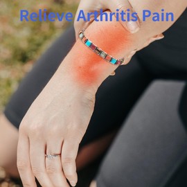 Trendy Antique Copper Magnetic Bracelet for Women, Copper