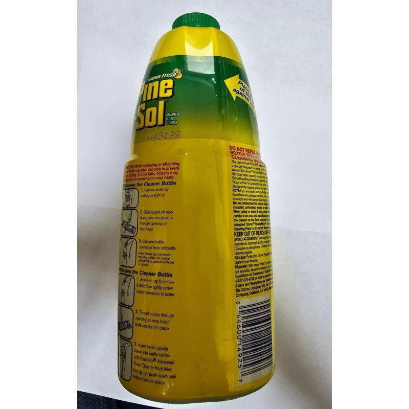 Pine-Sol Clorox Ready Mop Pinesol Lemon Fresh Advanced Floor Cleaner