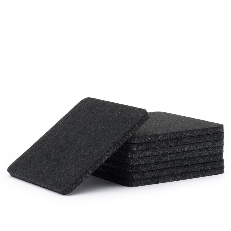Filu Felt Coasters Square Pack of 8 Assorted Colours