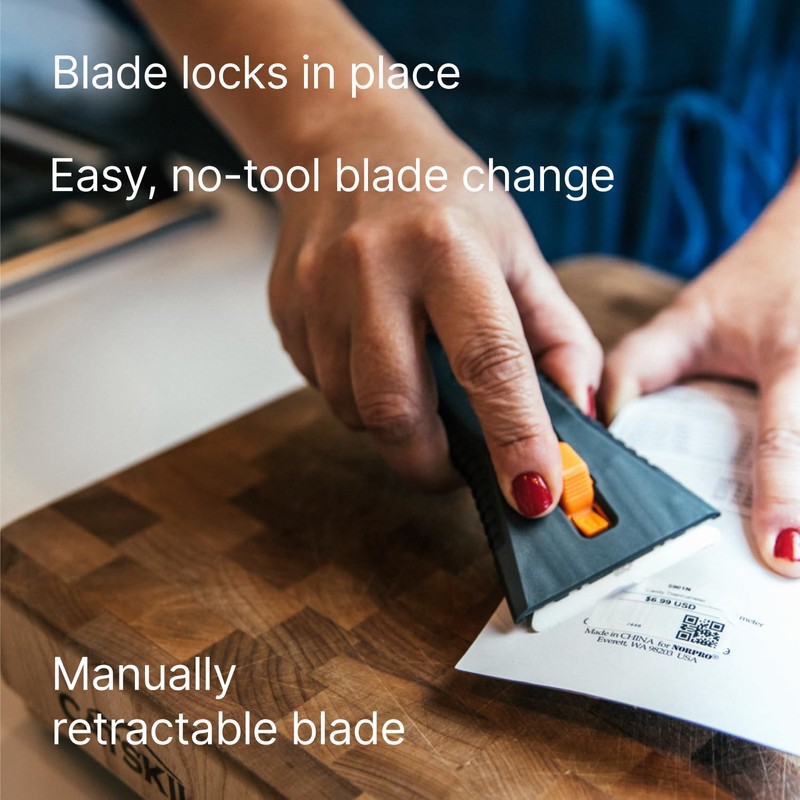 Slice 10591 Manual Utility Scraper, Locking Ceramic Blade, Rust Free,