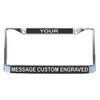 AlphaNumeric Engravers Personalize Your Own License Plate Frame ON LINE