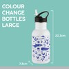 Typhoon Pure Steel Colour Changing Reusable Water Bottle With Sealife
