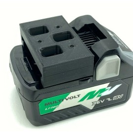 Metabo HPT 4-Pack Metabo HTP Hitachi Battery Mount Holder Clip 18V  Many Colors - Black