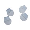 Premature Baby Boys Girls Unisex Scratch Mittens - Pack of