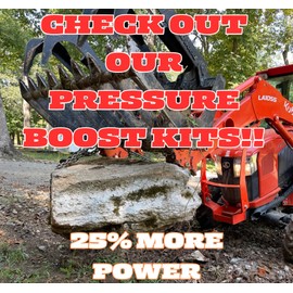 JailBreakYourtractor 2 Decal Kit Straight (NO Arch) OEM Kubota Compatible Tractor BX B L Tractor Decals Sticker Set UV Resistant + Applicator Tool