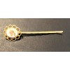 Metal Broches Antiguos P/cabello 70s Usados Metálicos Pasadores