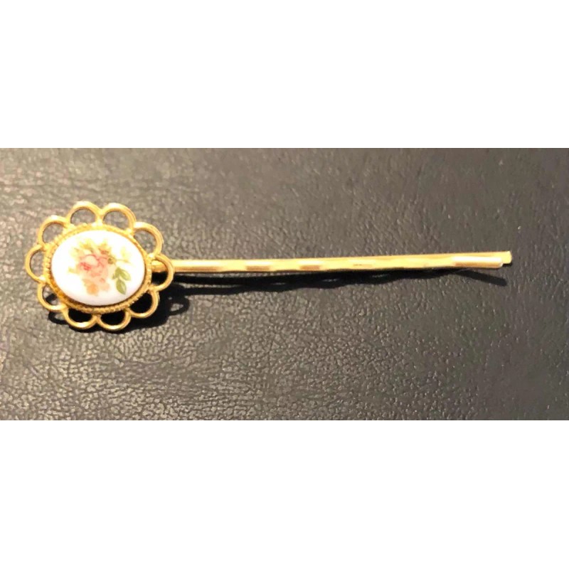 Metal Broches Antiguos P/cabello 70s Usados Metálicos Pasadores