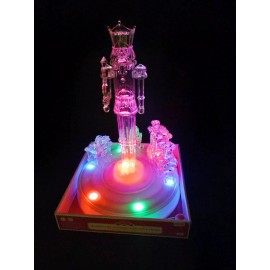 Holiday Time NUTCRACKER color changing LED LIGHT UP Animation TRAIN Christmas MUSIC NEW 2021
