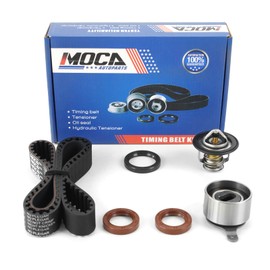 MOCA Timing Belt Kit Thermostat Fit 94-95 for Honda 1.6L & 92-93 for Acura Integra 1.7L L4