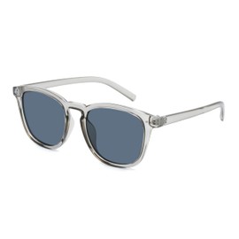 ENUFF Kofi Grey Round Sunglasses For Men and Women