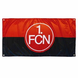 1 FCN Room Flag in Red and Black 140 cm x 70 cm