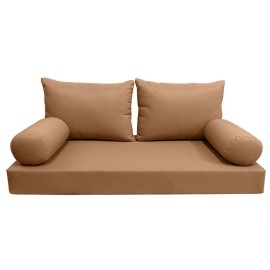 |COVER ONLY| Style2 TwinXL Knife Edge Daybed Mattress Bolster Pillow Cover AD104