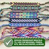 Mandala CraftsÃ‚® 1mm Waxed Cord, for Beading and Macrame Supplies,