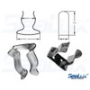 SeaLux Pair Stainless Steel Boat Hook Spring Clamp Holder Bracket