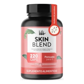 Colágeno Hidrolizado Coenzima Q10 Life 360+ Skn Q10 220 Cápsulas Sin sabor Suplemento Alimenticio