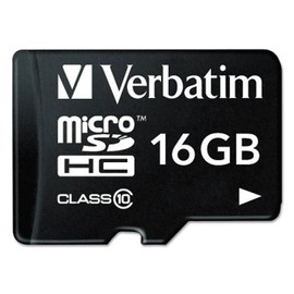 Verbatim 44082 16GB Class 10 Micro SDHC with Adapter