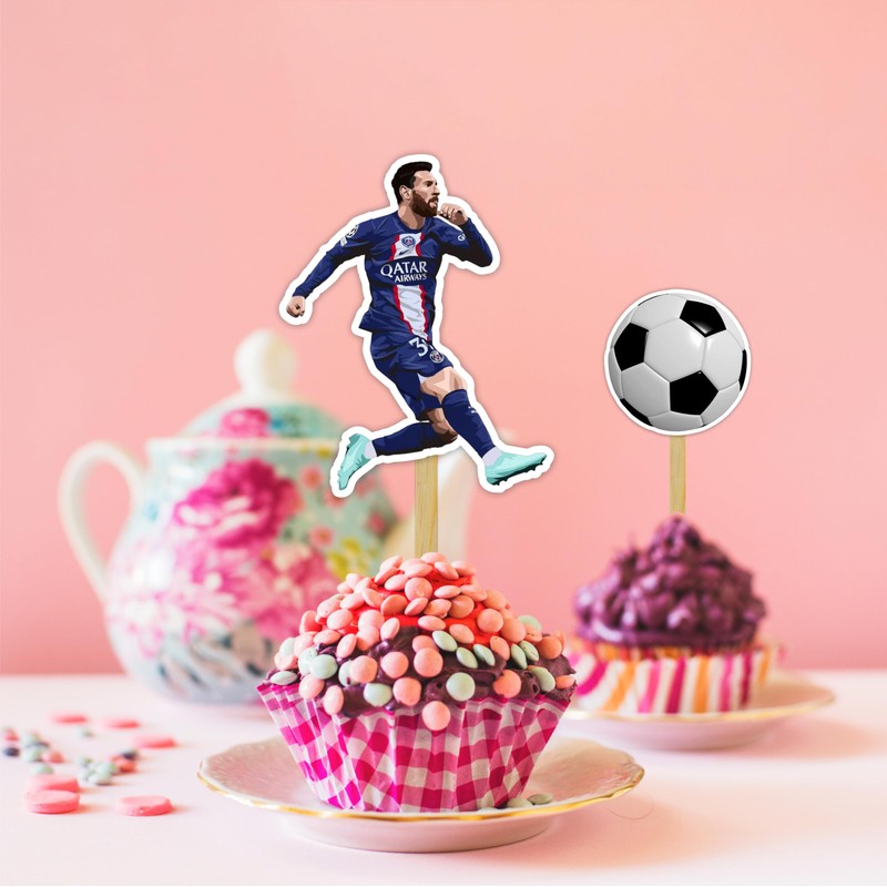Seyal® Soccer Football Cupcake Topper