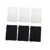 WOONEKY 6pcs Microfiber Makeup Remover Gloves Mitts for Deep Pore