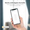 Smart Curtains System, Electric Curtain Track Works with Apple Homekit,