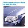 2-Pack Car Bumper Corner Antenna Pole Adjust Driving Parking Marker