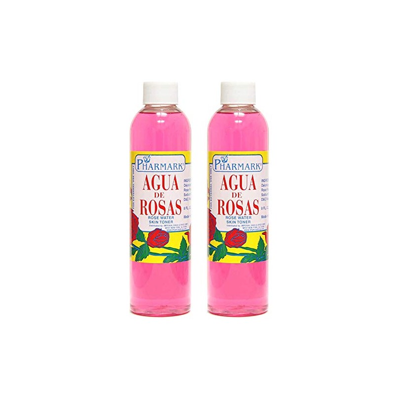 Agua De Rosas 8 Oz. Rose Water 2-PACK