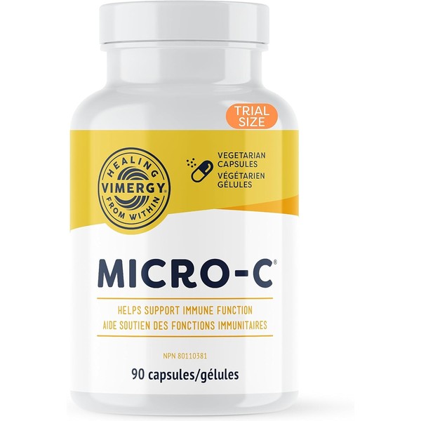 Vimergy Micro-C Capsules – Vitamin C Supplement with Rose Hips